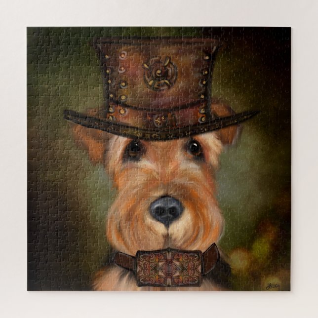 AIREDALE TERRIER JIGSAW PUZZLE (Vertical)