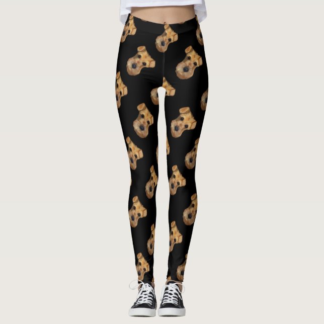 Airedale Terrier Leggings (Front)