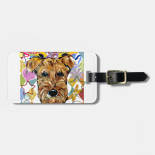 AIREDALE TERRIER LUGGAGE TAG