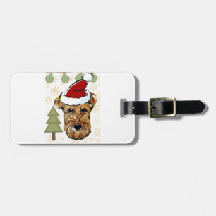 AIREDALE TERRIER LUGGAGE TAG
