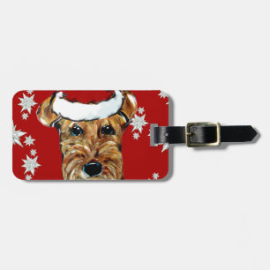 AIREDALE TERRIER LUGGAGE TAG