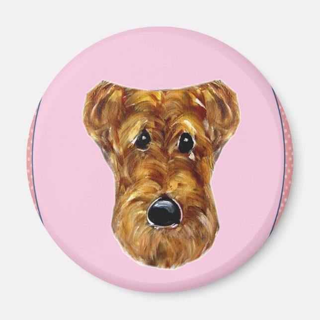 AIREDALE TERRIER MAGNET (Front)