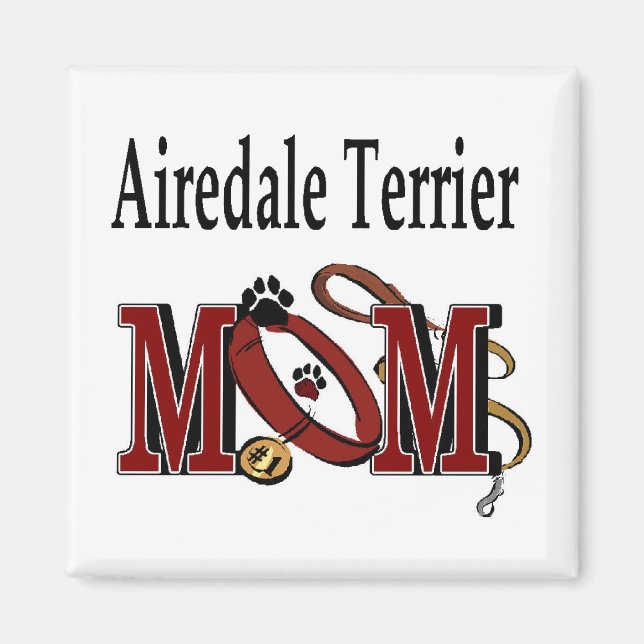 Airedale Terrier MOM Magnet (Front)