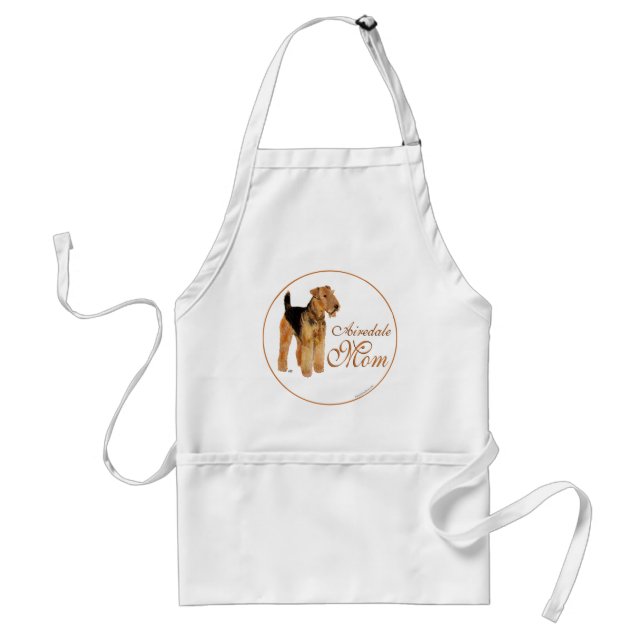 Airedale Terrier Mothers Day Standard Apron (Front)