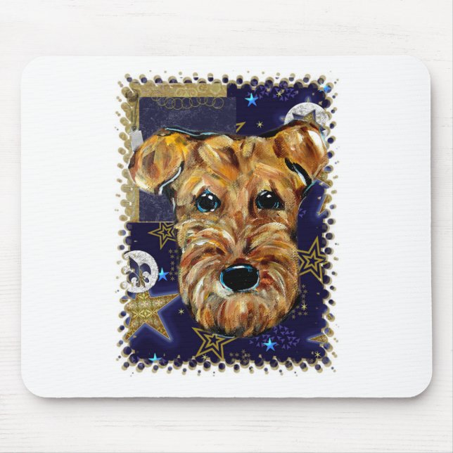 AIREDALE TERRIER MOUSE MAT (Front)