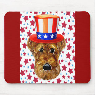 AIREDALE TERRIER MOUSE MAT