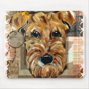 AIREDALE TERRIER MOUSE MAT