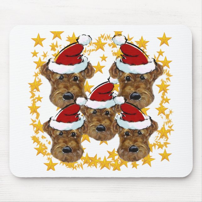 AIREDALE TERRIER MOUSE MAT (Front)