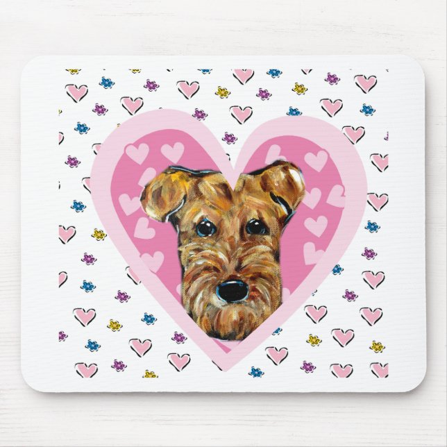 AIREDALE TERRIER MOUSE MAT (Front)