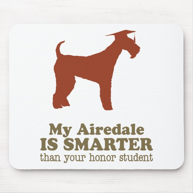 Airedale Terrier Mouse Mat (Front)