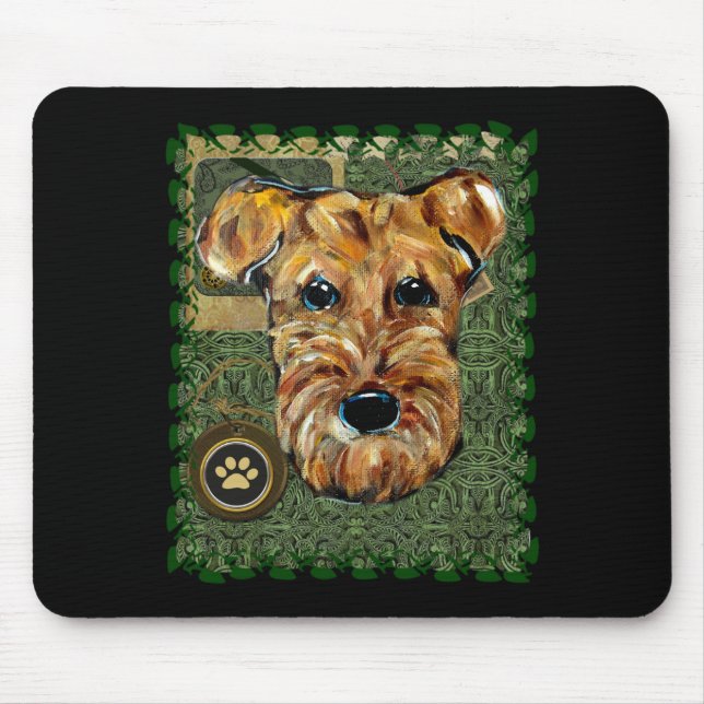 AIREDALE TERRIER MOUSE MAT (Front)