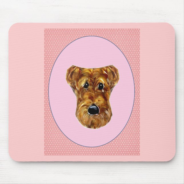 AIREDALE TERRIER MOUSE MAT (Front)