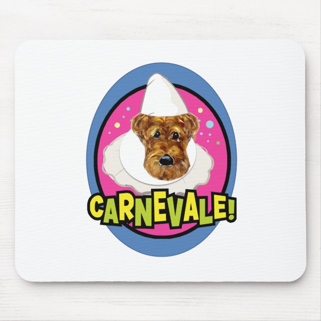 AIREDALE TERRIER MOUSE MAT (Front)