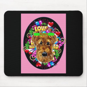 AIREDALE TERRIER MOUSE MAT