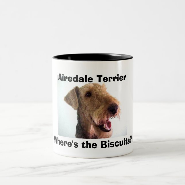 Airedale Terrier Mug (Center)