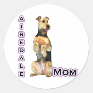 Airedale Terrier Mum 4 - Sticker