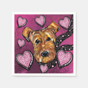  AIREDALE TERRIER     NAPKIN