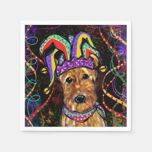 AIREDALE TERRIER   NAPKIN