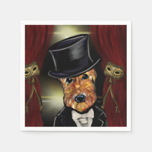 AIREDALE TERRIER NAPKIN