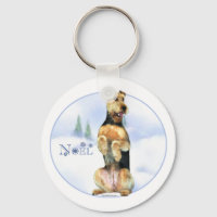 Airedale Terrier Noel - Magnet