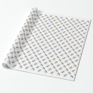 Airedale Terrier Noel Wrapping Paper