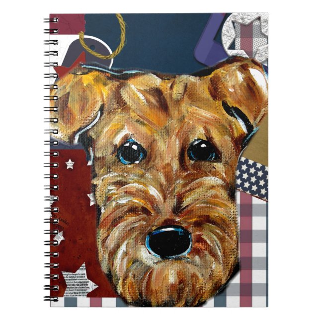 AIREDALE TERRIER NOTEBOOK (Front)