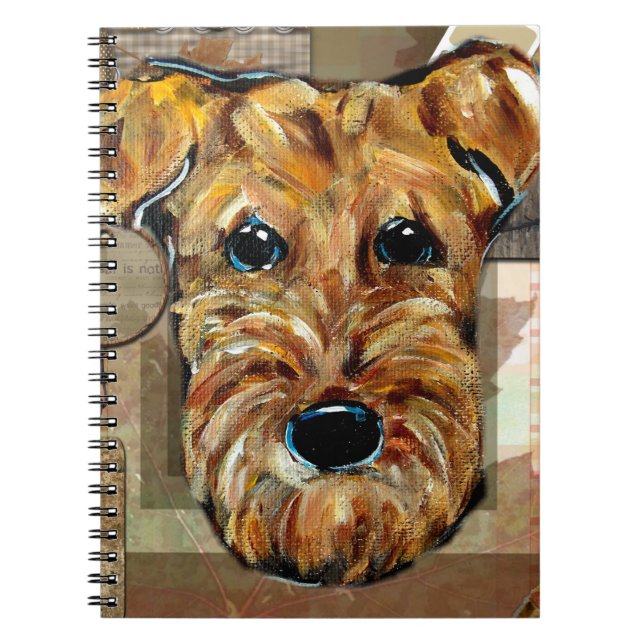 AIREDALE TERRIER NOTEBOOK (Front)