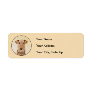 Airedale Terrier Painting - Cute Original Art