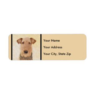 Airedale Terrier Painting - Cute Original Art