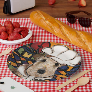Airedale  Terrier  Paper Plate