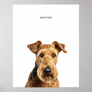 Airedale Terrier Personalized Print