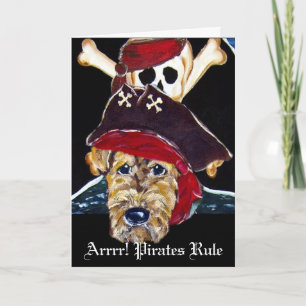Airedale Terrier Pirate Cards