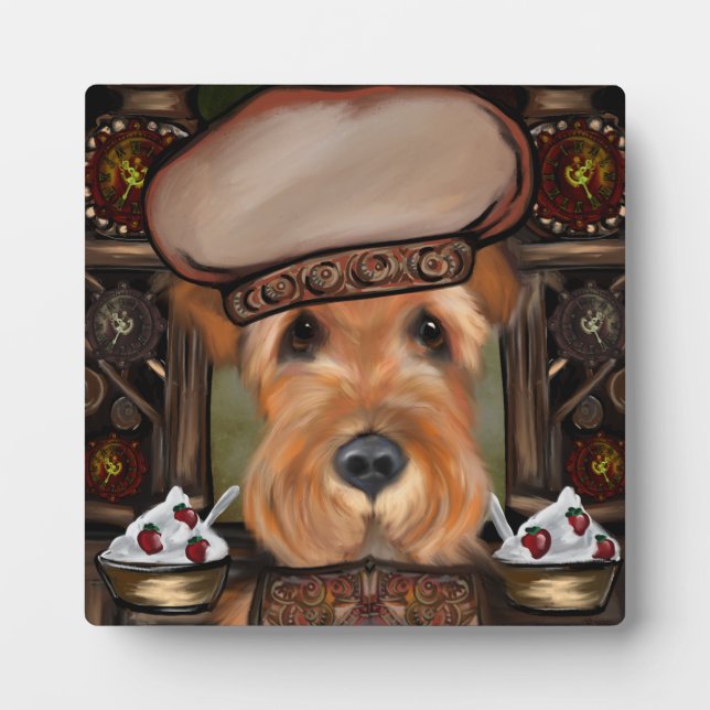 AIREDALE TERRIER PLAQUE (Front)