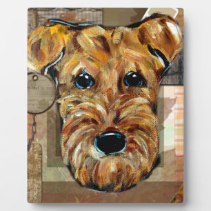 AIREDALE TERRIER PLAQUE