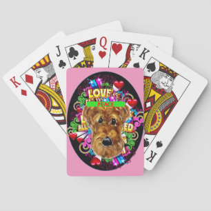 AIREDALE TERRIER PLAYING CARDS