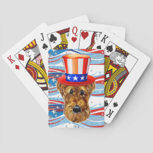AIREDALE TERRIER PLAYING CARDS