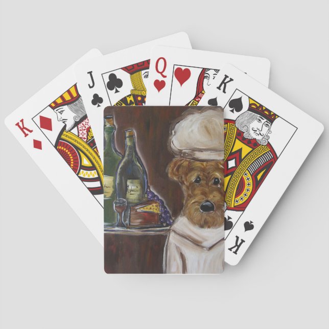 AIREDALE TERRIER PLAYING CARDS (Back)