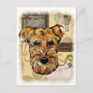 AIREDALE TERRIER POSTCARD