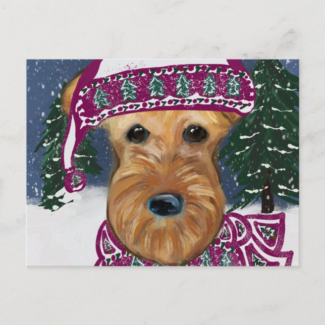 AIREDALE TERRIER   POSTCARD (Front)