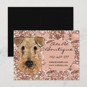 AIREDALE TERRIER  POSTCARD