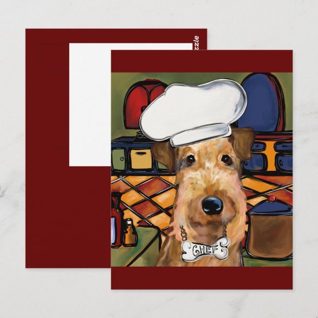 Airedale  Terrier  Postcard (Front/Back)