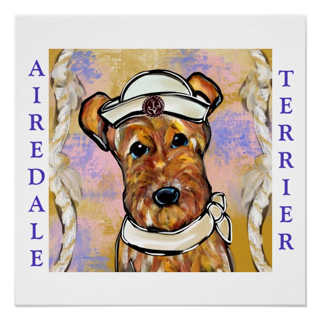 AIREDALE TERRIER   POSTER (Front)