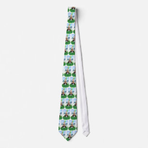 Airedale Terrier Pot of Gold Tie