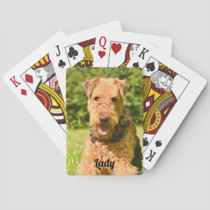 Airedale Terrier Puppy Dog Playing Cards
