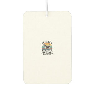 Airedale Terrier Shirt Vintage Dog Lover Graphic_1 Car Air Freshener