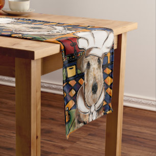 Airedale  Terrier  Short Table Runner