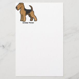 airedale terrier stationery