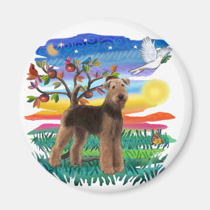 Airedale Terrier - Sun Glow Magnet