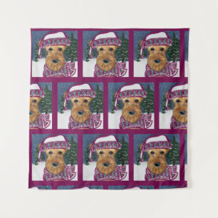 AIREDALE TERRIER TAPESTRY