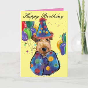 AIREDALE TERRIER THANK YOU CARD